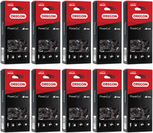 Pack 10 cadenas de motosierra Oregon PowerCut 73LPX 68 eslabones · 3/8 · 1,5 mm Pack 10 cadenas de motosierra Oregon PowerCut 73LPX 68 eslabones · 3/8 · 1,5 mm