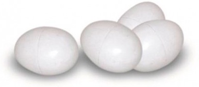 Huevo Falso Plastico Gallinas