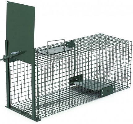 Jaula Captura Conejos Pintada 23x60x23 cm
