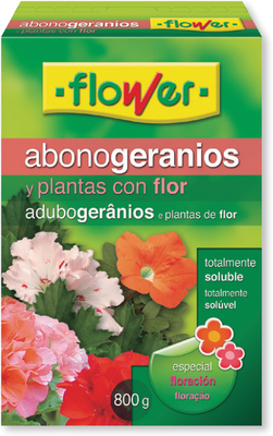 Abono Geranios Soluble Flower 800 gr