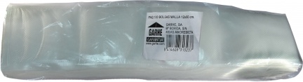 Paquete 100 Bolsas Gofrada Envasado Al Vacio 12x50 cm 