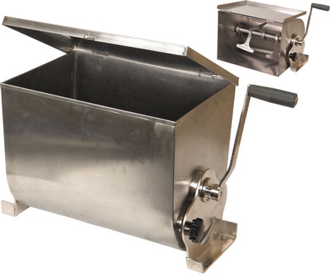 Amasadora Mezcladora Manual Inoxidable 32 litros