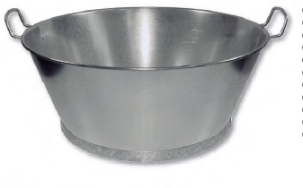 Barre�o Conico Galvanizado 14'' 35x16 cm 10 litros