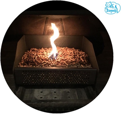 Cesta Metalica Quemador de Pellets 30x25x17 cm