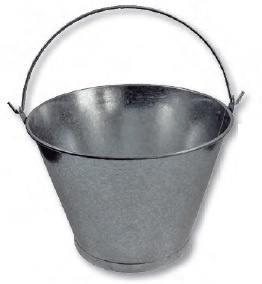 Cubo Conico Galvanizado 9