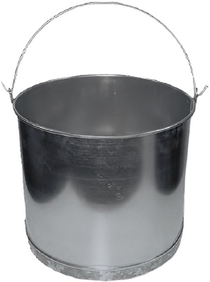 Cubo Recto Galvanizado 11 Cubo Recto Galvanizado 11