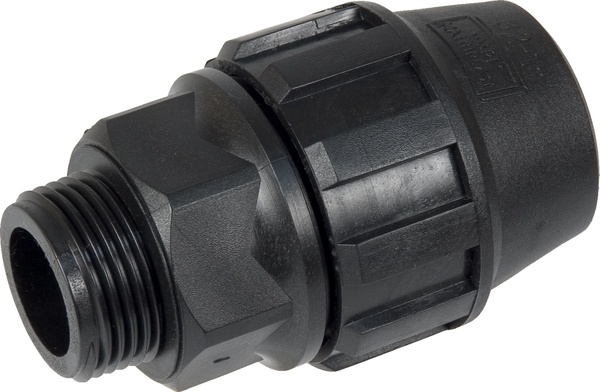 Acople Manguera Riego Enlace Rosca Macho 1/2