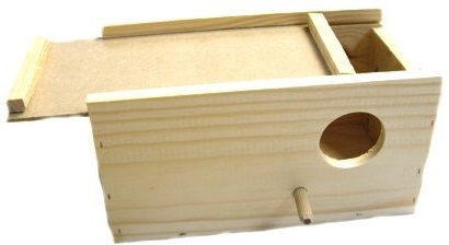 Nido Periquitos de Madera