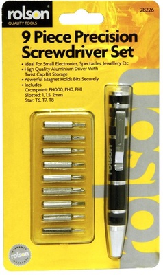 Atornillador de Precision C/9puntas