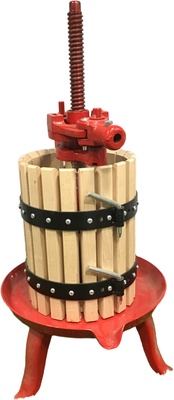 Llagar Redondo Base Metalica Roja 25 cm. Diametro Llagar Redondo Base Metalica Roja 25 cm. Diametro