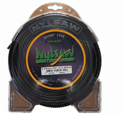 Hilo Desbrozadora Nylon Dentado 4 mm 21 Metros