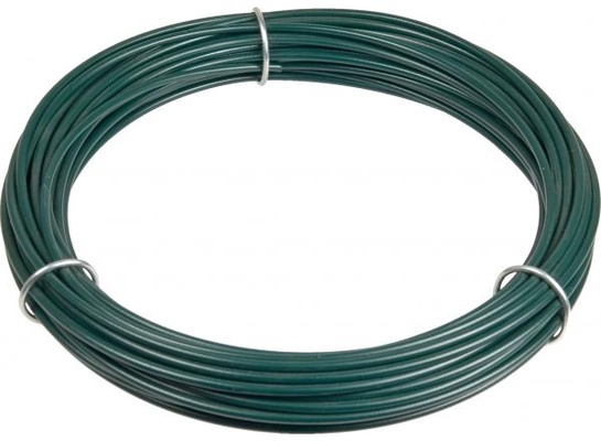 Alambre Plastificado Verde 100 Metros 2,6mm