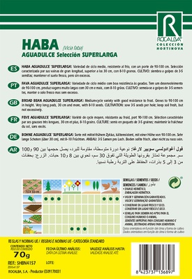 Semilla Haba Aguadulce Superlarga 250 gr