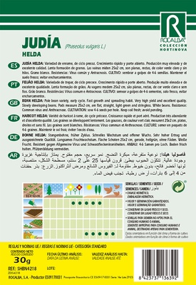 Semilla Judia Helda 250 gr