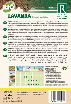 Semilla Ecologica Lavanda