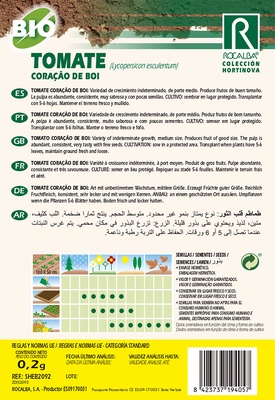 Semilla Ecologica Tomate Corazon de Buey