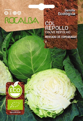 Semilla Ecologica Col Repollo Mercado de Copenhague 2
