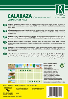 Semilla Calabaza Connectitut Field 5 gr
