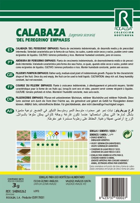 Semilla Calabaza del Peregrino