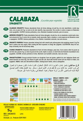 Semilla Calabaza Spaghetti 5 gr