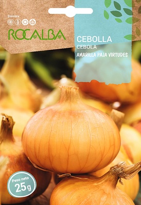 Semilla Cebolla Amarilla Paja de Las Virtudes 25 gr