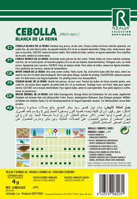 Semilla Cebolla blanca de la Reina