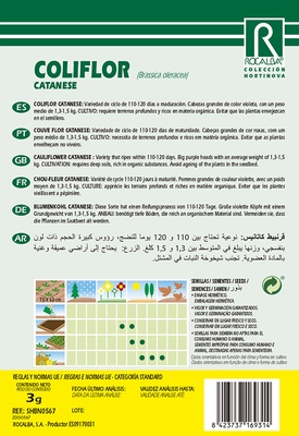 Semilla Coliflor Catanese