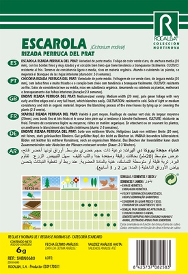 Semilla Escarola Rizada Perruca del Prat