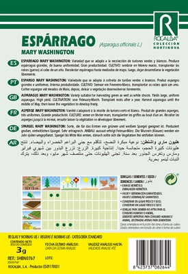 Semilla Esparrago Mary Washington