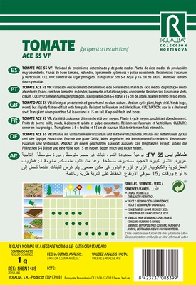Semilla Tomate Ace 55 Vf
