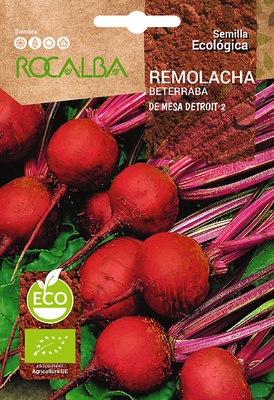 Semilla Ecologica Remolacha de Mesa Detroit 2