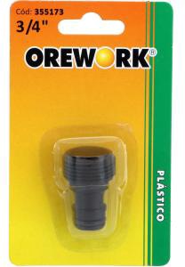 Orework Acc Plas Racor Macho 3/4