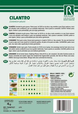 Semilla Coriandro (perejil Arabe)