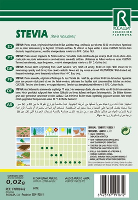 Semilla Stevia Rebaudiana