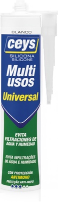 Silicona Universal Ceys Blanco Cartucho 280 ml