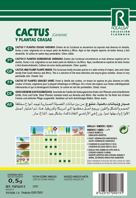 Semilla Cactus y Plantas Grasas Variado