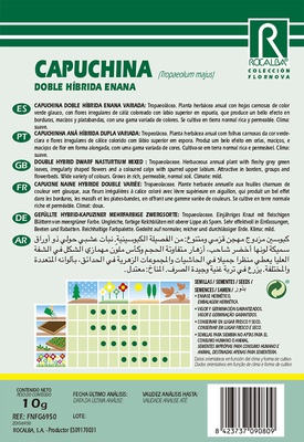 Semilla Capuchina Doble Hib Enana Variada