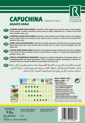 Semilla Capuchina Gigante Doble Variada