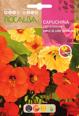 Semilla Capuchina Simple de Lobb Trepadora