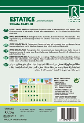 Semilla Estatice Sinuata Amarillo