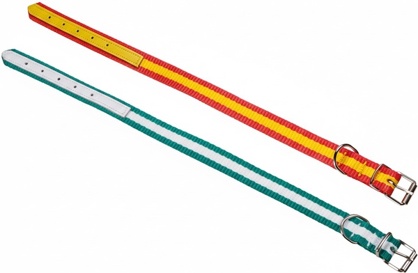 Collar Bandera 35 x 2 cm. Cinta Nylon/ Serraje