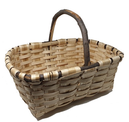 Cesta Madera Rectangular Artesanal N�2