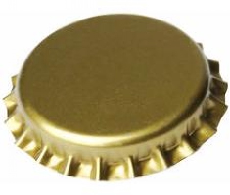 Chapa Botella Color Oro 29 mm (100u)