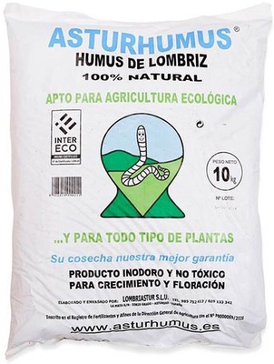 Humus de Lombriz Asturhumus 10 Kg