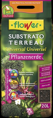 Sustrato Pflanzenerde Flower 20 litros