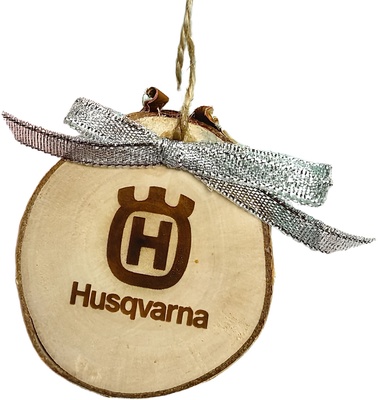 Rodaja Madera Adorno Navidad Husqvarna Rodaja Madera Adorno Navidad Husqvarna