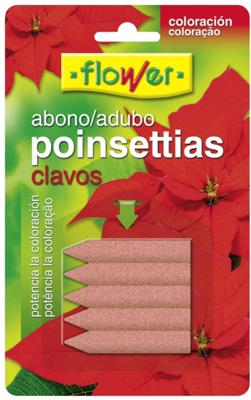 Flower Abono Clavos Poinsettias 5ud