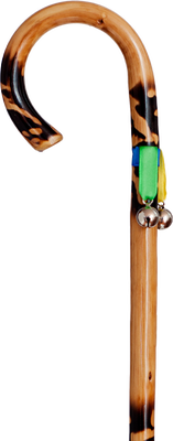 Baston Ni�o Decorado con Cascabeles