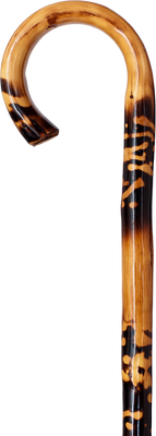 Baston Gayata Quemada Decorada