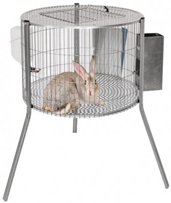 Jaula Cilindro de Conejos Machos